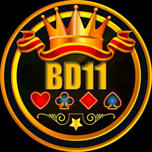 BD11 cartoon character with casino chips and a smartphone in Bangladesh